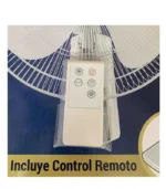 Ventilador Vec 16" Mod.VEC-W1655W Pared Blanco C/Control Premium - Image 3