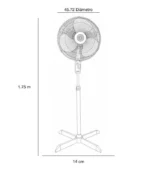 Ventilador Ped. 18" Man Mod. VPG0018 - Image 4