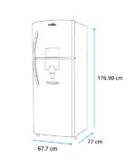 Refri. 14" Mabe MOD.RME360FGMRQ0  C/Desp. 2P Silver - Image 4