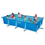 PISCINA RECTANGULAR ESTRUCTURA SIN BONBA INTEX AZUL 4.5M X 2.2M X .84M
