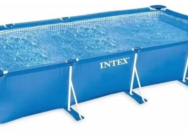 PISCINA RECTANGULAR ESTRUCTURA SIN BOMBA INTEX AZUL