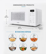 Horno Mic. 0.7" Mabe Mod.Hmm70sw - Image 4