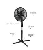 Ventilador Ped.16" Practika 2Vel. Mod.Prkt16 - Image 3