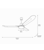Ventilador Techo Zmartech  56" Mod.Vt56ztc Choc. - Image 4