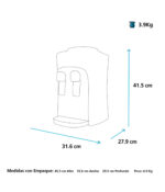 Enfriador De Agua Mabe Mod. Emm2pn De Mesa Negro - Image 4