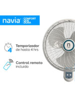 Ventilador Pared Navia 18" Mod.Cr018p C/Remoto - Image 3