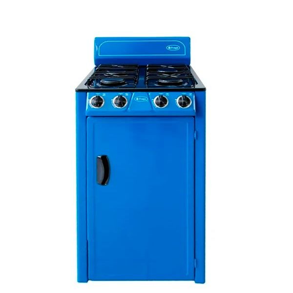 Parrilla 4Q Fraga Mod.P-225 C/Gabinete Negra-Azul