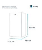 Frigobar  4 Pies Mabe Mod.Rmf0411pymx0 Acero Inox. - Image 4