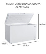 Congelador 25 Pies Aurus Mod.Afc25w Horizontal Blanco - Image 4