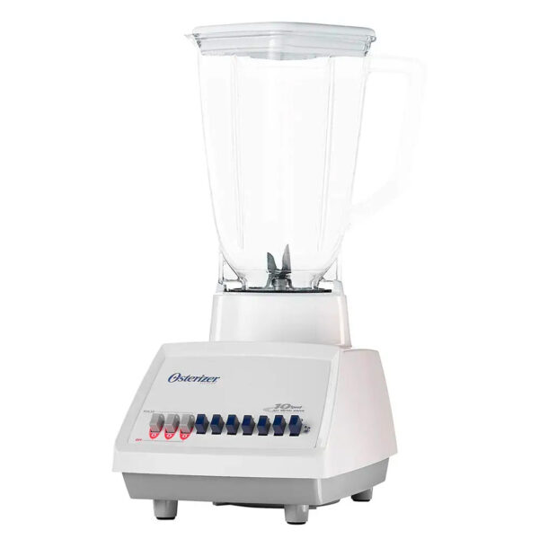 Licuadora Oster Slant Mod.Blst4108-013 10Vel.  550W Boton V/Plastico Blanca