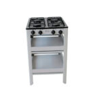 Parrilla 4Q Fraga Mod.P-910 De Anaquel Negro-Gris
