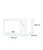 Horno Mic. 1.1" Mabe Mod.Hmm111bs Silver Espejo - Image 4