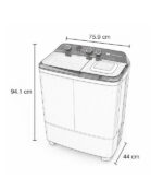 Lavadora White-Westinghouse 11Kg Mod.Wwxctt11703bk 2T - Image 4