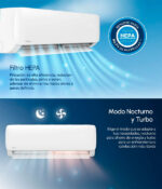 A.A. Minisplit 12,000 Btus 220V Midea Mod. Mas12c2ags S/Frio On/Of - Image 3