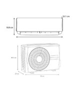A.A. Minisplit 12,000 Btus 220V Midea Mod. Mas12c2ags S/Frio On/Of - Image 4