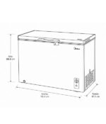 Congelador 11 Pies Midea Mod. Mdrc411fzm01d Horizontal Bco. - Image 4