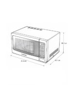 Horno Mic. 1.1"  Chefman Mod. Rj55-Ss-11-Mx Acero Inox - Image 4