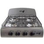 Parrilla Iem Ci51cgxp0 Sobrepuesta 51 Cm 4 Quem Inox