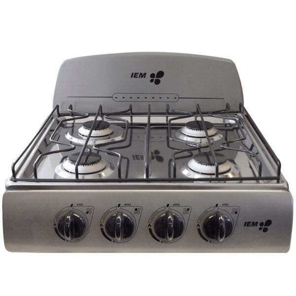 Parrilla Iem Ci51cgxp0 Sobrepuesta 51 Cm 4 Quem Inox