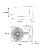 A.A. Minisplit 12,000 Btus 110V Midea Mod.Mas12c1ags  On/Of S/Frio - Image 4