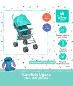 Carriola De Baston Infanti Stitch - Image 2