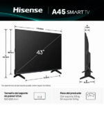 Televisor Led 43 Pulgadas Hisense Mod.43A45nv Fhd Vidaa - Image 4