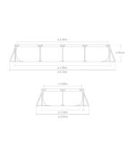 Piscina Intex Rect. Estructurada Mod.28273Np S/Bomba De 4.5M X 2.2M X 84Cm Azul - Image 4