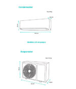 A.A. Minisplit 18,000 Btus 220V Hisense Mod.Acr182kg S/Frio Gas R33 - Image 4
