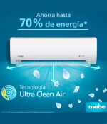 A.A. Minisplit 12,000 Btus 220V Mabe Mini Inverter Mod.Mmi12cdbwcax32me2 Blanco - Image 4