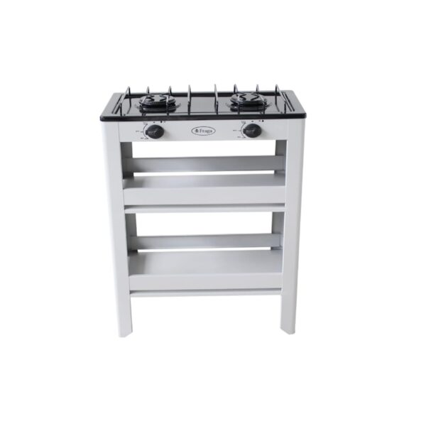 Parrilla 2Q Fraga De Anaquel Mod. P-906 Negro-Gris