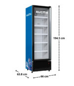 Enfriador Vertical Aucma Mod. Acmus450s5e 16 Pies - Image 3