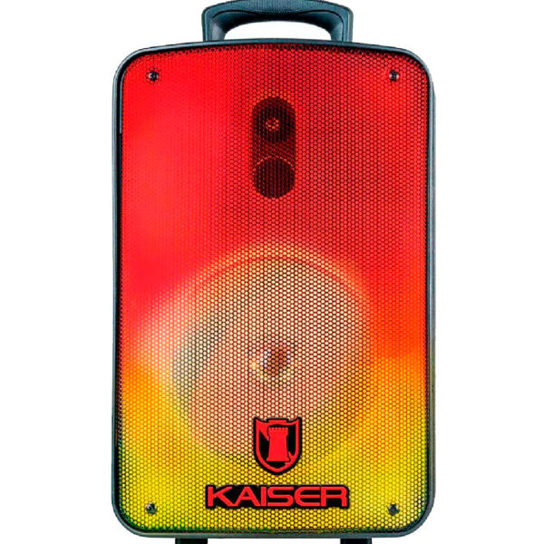 Bafle Ksr 8" Mod.Ksw-1208 C/Luz Flama Bluetooth Usb Micro Sd Portatil