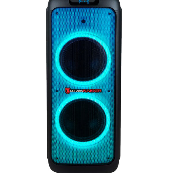 Bafle Ksr 2X10" Kxb-5010 C/Luz/Microfono Bt,Usb,Micro Sd, Portatil