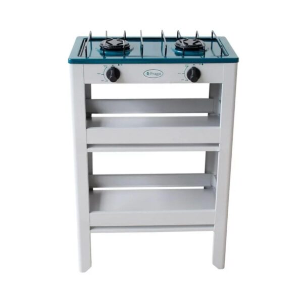 Parrilla 2Q Fraga De Anaquel Mod. P-906 Azul-Gris