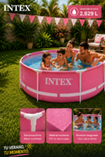 Piscina Intex Red. Estructurada Mod.28290Np S/Bomba 2.44M X 76Cm Rosa - Image 3
